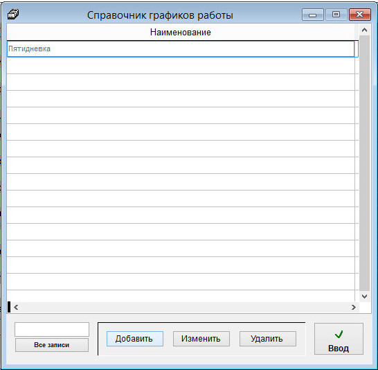 Как заполнить график работы сотрудника для программы Сотрудники предприятия Как заполнить график работы сотрудника для программы Сотрудники предприятия